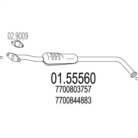 Амортизатор MTS 01.55560