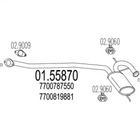 Амортизатор MTS 01.55870