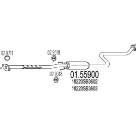 Амортизатор MTS 01.55900