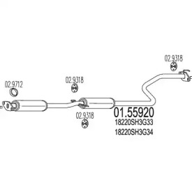 Амортизатор MTS 01.55920