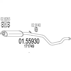 Амортизатор MTS 01.55930