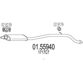 Амортизатор MTS 01.55940