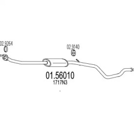 Амортизатор MTS 01.56010