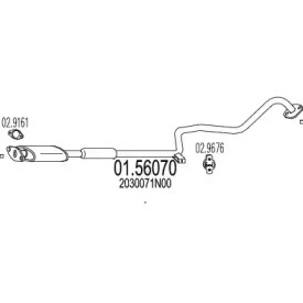 Амортизатор MTS 01.56070