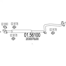 Амортизатор MTS 01.56100