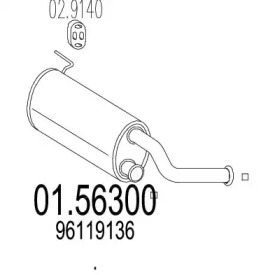 Амортизатор MTS 01.56300