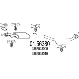 Амортизатор MTS 01.56380