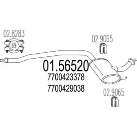 Амортизатор MTS 01.56520