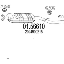 Амортизатор MTS 01.56610