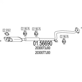 Амортизатор MTS 01.56690