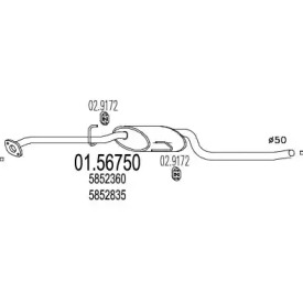 Амортизатор MTS 01.56750