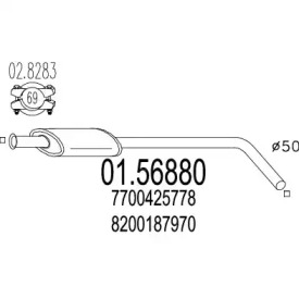 Амортизатор MTS 01.56880