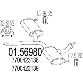 Амортизатор MTS 01.56980