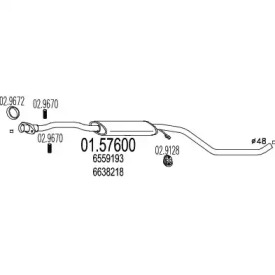 Амортизатор MTS 01.57600