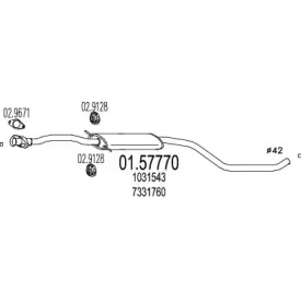 Амортизатор MTS 01.57770