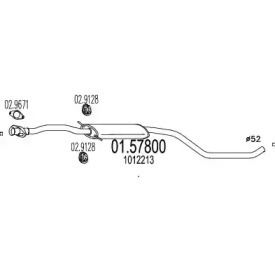 Амортизатор MTS 01.57800