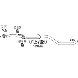 Амортизатор MTS 01.57980