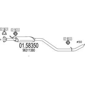 Амортизатор MTS 01.58350