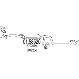 Амортизатор MTS 01.58520