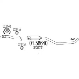 Амортизатор MTS 01.58640