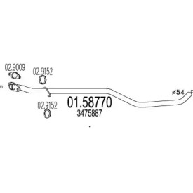 Амортизатор MTS 01.58770