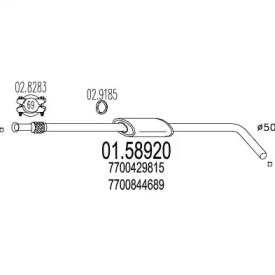 Амортизатор MTS 01.58920