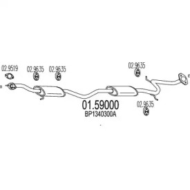 Амортизатор MTS 01.59000