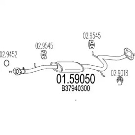 Амортизатор MTS 01.59050