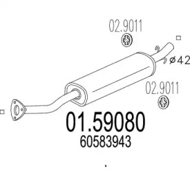 Амортизатор MTS 01.59080