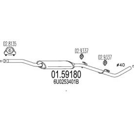 Амортизатор MTS 01.59180