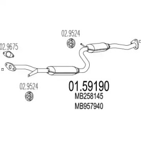 Амортизатор MTS 01.59190