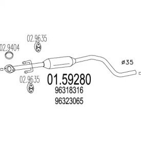 Амортизатор MTS 01.59280