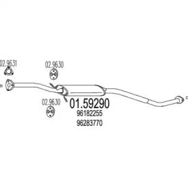 Амортизатор MTS 01.59290