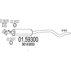 Амортизатор MTS 01.59300