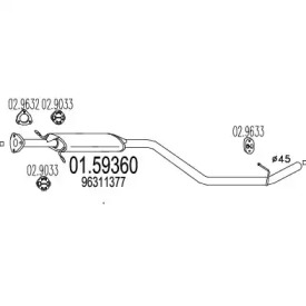 Амортизатор MTS 01.59360