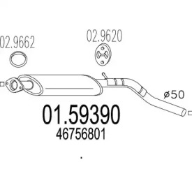 Амортизатор MTS 01.59390