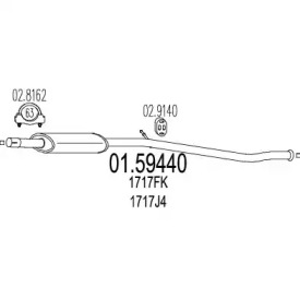 Амортизатор MTS 01.59440