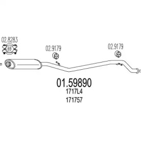 Амортизатор MTS 01.59890