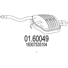 Амортизатор MTS 01.60049