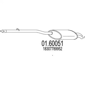 Амортизатор MTS 01.60051