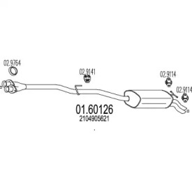 Амортизатор MTS 01.60126