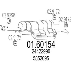 Амортизатор MTS 01.60154