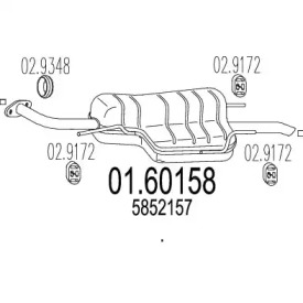 Амортизатор MTS 01.60158