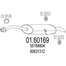 Амортизатор MTS 01.60169