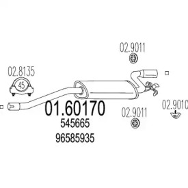 Амортизатор MTS 01.60170