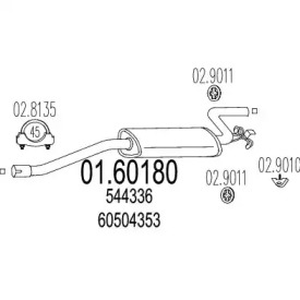 Амортизатор MTS 01.60180