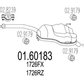 Амортизатор MTS 01.60183