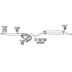 Амортизатор MTS 01.60194