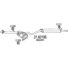 Амортизатор MTS 01.60196