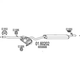 Амортизатор MTS 01.60202